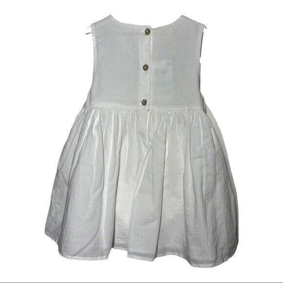 First Impressions Baby Toddler Girls White and Gold Goddess Dress 18 months - Picture 2 of 7